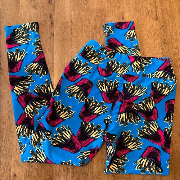 Lularoe French fry leggings - OS - Picture 2 of 4